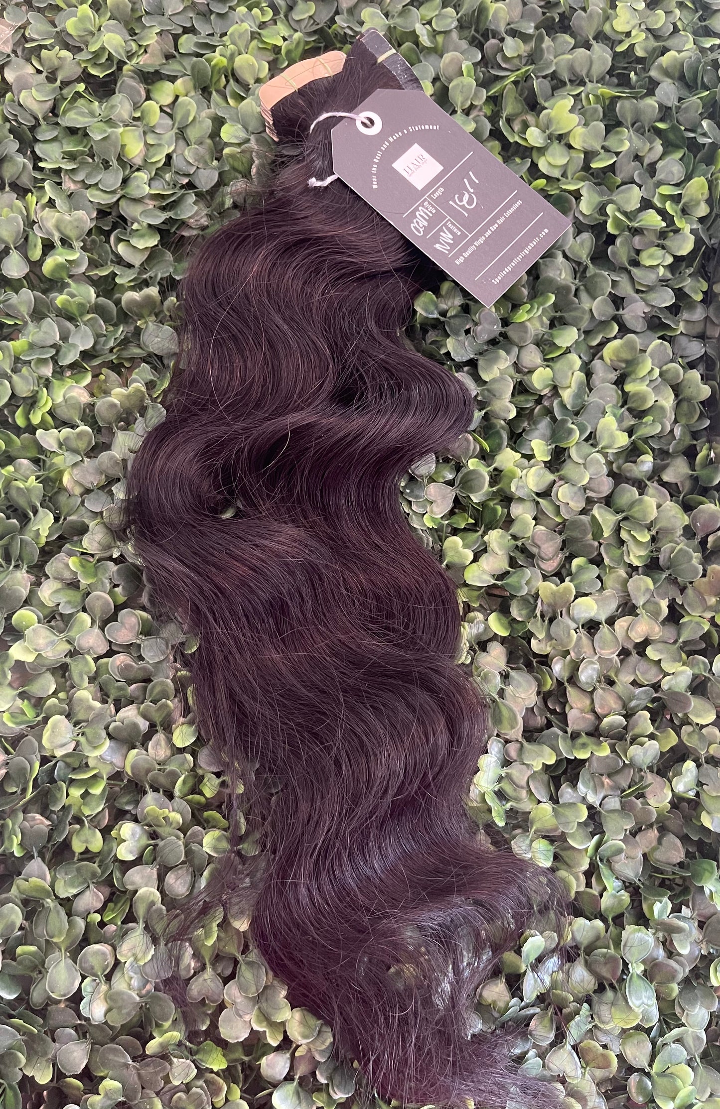 Tape Ins ext. Raw Cambodian Natural Wave Ext. **Requires 7-21 business days for processing **